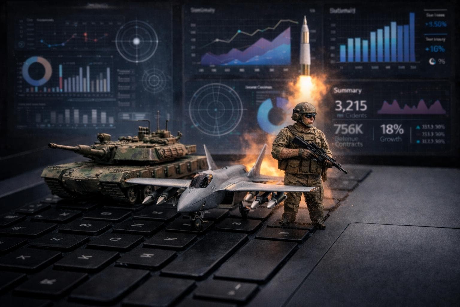 Savunma sanayii markalarının dijital gündem ve sosyal medya performans analizi harita ve teknoloji temalı görsel